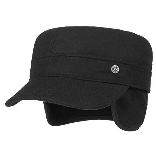 bugatti cappellino army gore windstopper berretto antipioggia in lana 58 cm - antracite