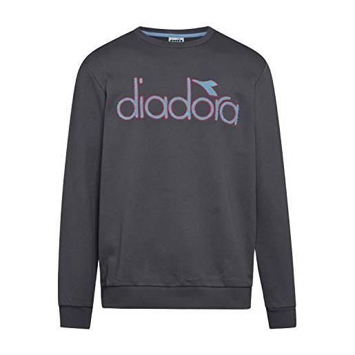 Diadora - felpa sweatshirt crew 5palle wnt per uomo e donna (eu l)
