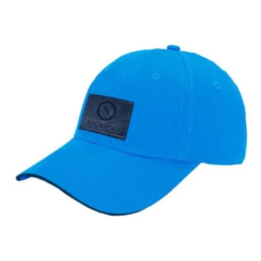 gh cappello compatibile napoli calcio ufficiale enzo castellano - cappello uomo estivo con visiera napoli berretto baseball azzurro taglia unica