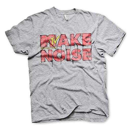 MTV licenza ufficiale make noise uomo maglietta (bianca), l