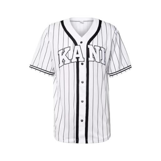Karl Kani maglietta serif pinstripe baseball