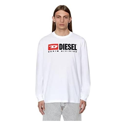 Diesel uomo t-just-ls-div t-shirt, 100-0aaxj, s