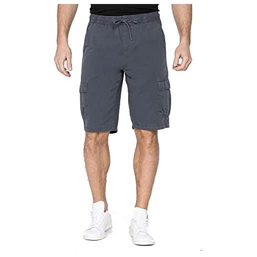 Carrera jeans - shorts in viscosa, grigio antracite (xxl)