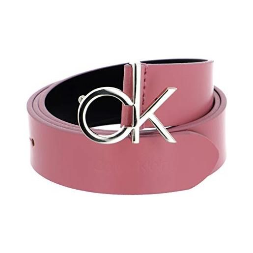 Calvin Klein ck logo cintura 30mm, shadow rose, 90 cm donna