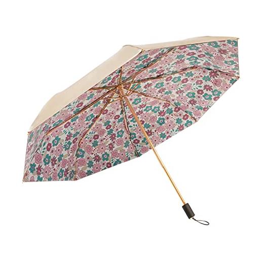 YUNHOME pieghevole ombrello protezione solare anti-uv ombrello pioggia ombrellone da donna protezione solare forte ombrello parasole francese ombrello anti-ultravioletto da donna soleggiato e piovoso resisten