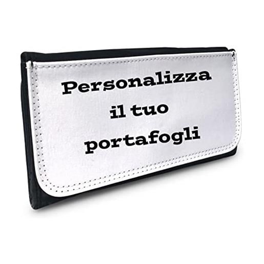 GIFART stampa personalizzata su portafogli per donna portamonete in similpelle con scompartimento per tessere, monete e contanti