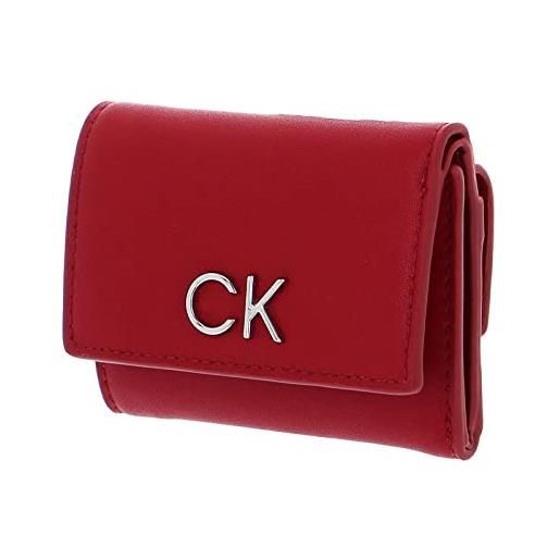 Calvin Klein re-lock trifold wallet xxs racing red