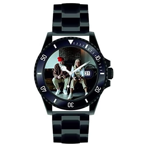 Timeline-Watches orologio da polso, regalo personalizzato, orologio con foto made in germany, 40 mm, 3 bar, orologio da uomo, idea regalo