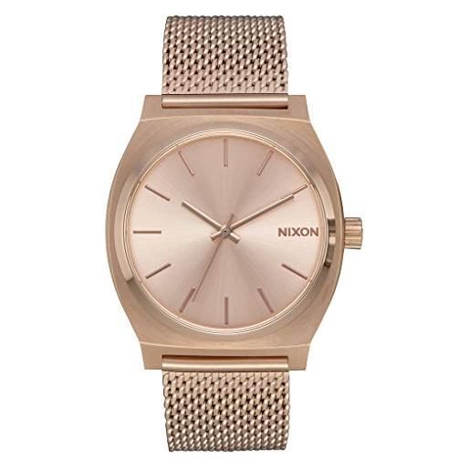 Nixon orologio analogico quarzo unisex con cinturino in acciaio inox a1187-897-00
