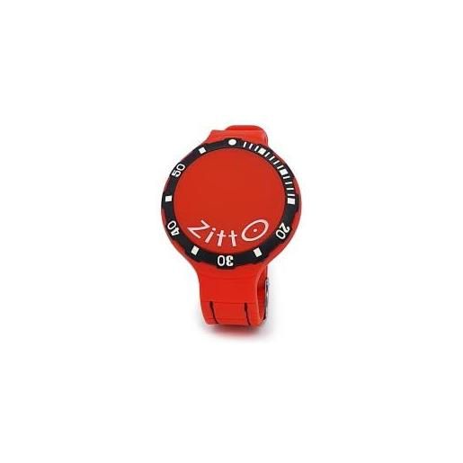 Zitto watch active orologio in silicone quadrante led - waterproof (red sea, piccolo (36 mm diam cassa))