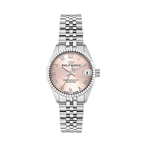 Philip Watch caribe orologio donna, tempo e data, analogico - 39x31,3mm