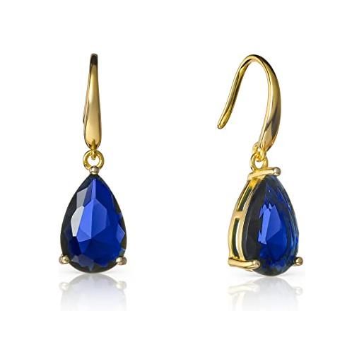 Orecchini Donna in Argento Sterling 925, Orecchini a Goccia Con