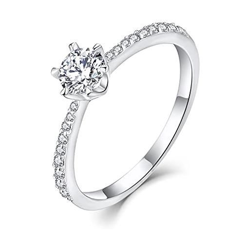 starchenie starnny anello di fidanzamento solitaire infinito donna fede argento 925 zirconia cubica 3a anello oro bianco regalo per lei, 22