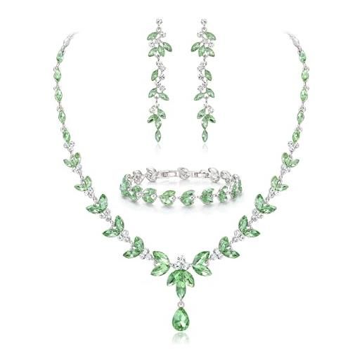 Collana girocollo con nodi di cristallo - Gioielli - Collane - di T