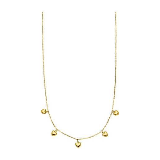 Purelei Collana Aina In Oro – Acciaio Inossidabile Con Perline Pastello – Lunghezza Regolabile Fino A 55 Cm – Gioielli Waterproof