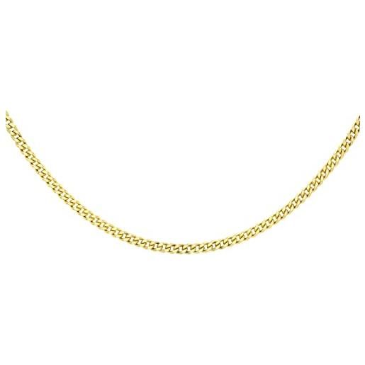 Carissima gold collana da donna, in oro giallo 9k (375), missura 46 cm