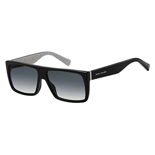 Marc Jacobs marc icon 096/s 807/9o sunglasses acetate, standard, 57 occhiali, nero (black/grey), unisex-adulto
