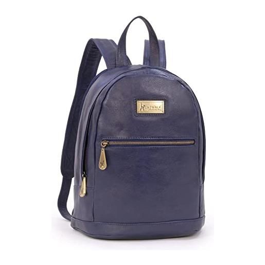 Catwalk Collection Handbags - vera pelle vintage - borse a zainetto da donna/zaino business/backpack/viaggio - per pc laptop portatile/tablet - fern - marrone chiaro