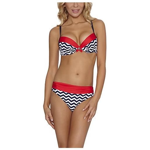 Feba push up bikini set per donna c1rl1 v2rs4 (modello-03ks, eu cup 70c/bottom 36 (it 1c/42))