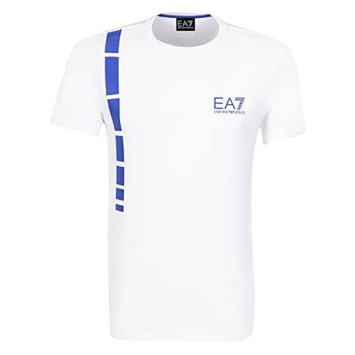 Emporio Armani maglietta t-shirt uomo ea7 6xpt59 pj02z, manica corta, girocollo (blu scuro, s)