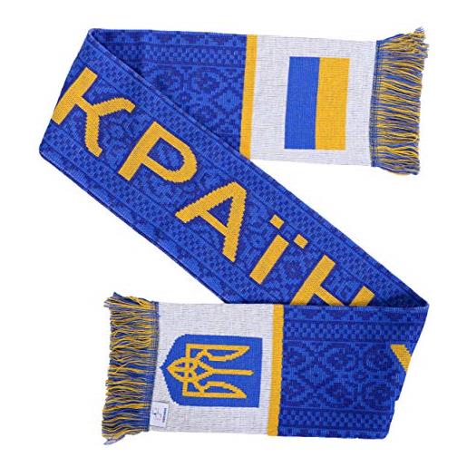 Ukraine ucraina blu calcio sciarpa a maglia (blu)