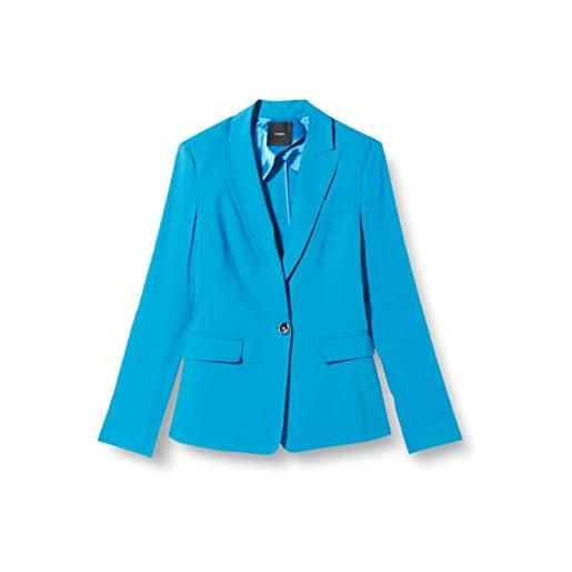 Pinko equilibrato giacca lino stretc gilet elegante da lavoro, z15_bianco nembo, 48 donna