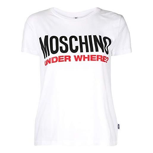 Moschino t-shirt donna za1904-9003 bianca (l)