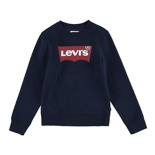 Levi's batwing crewneck sweatshirt bimbo, blu (dress blues), 18 mesi