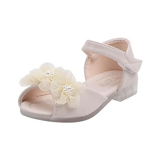 Rmoon scarpe con tacco principessa eleganti lucente comunione cerimonia ballerine bambina tacchi ragazza scarpe principessa bambina scarpe bimba tacco scarpe