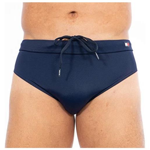 Tommy Hilfiger knit brief pantaloncini, pitch blue, small (taglia unica: ) uomo