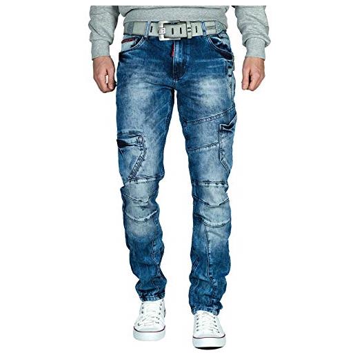Cipo & Baxx jeans da uomo cd440-bans blu w34/l32