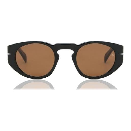 David Beckham db 7033/s sunglasses, ex4/08 brown horn, 48 unisex