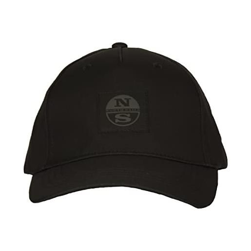 NORTH SAILS cappello baseball uomo cappellino regolabile con visiera e logo ricamato sul dietro articolo 623222 baseball, 0999 nero/black, taglia unica