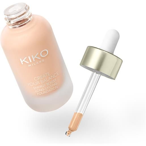 KIKO create your balance energy boost long lasting foundation - 02 light natural