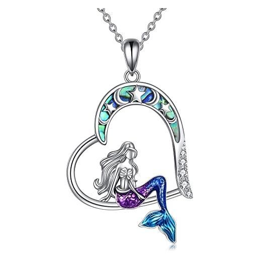 Anello a sirena, 2 regolabili per feste e compleanni, Coda di sirena per la tua ragazza