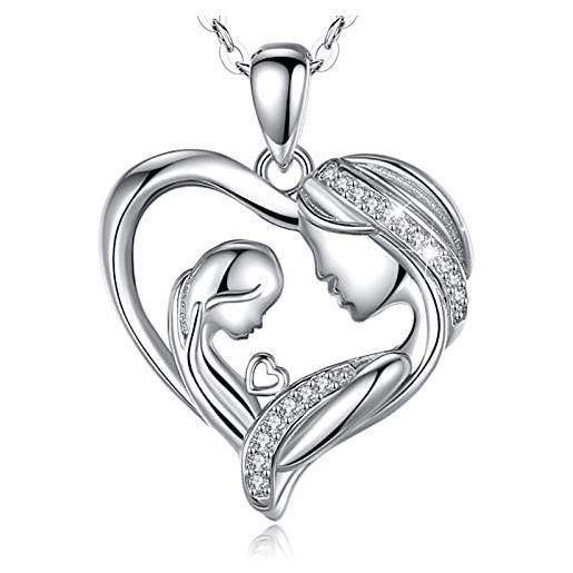 Collana Cuore Infinito In Argento 925 Con Zircone – Regalo Di Natale Perfetto Per Lei - 3