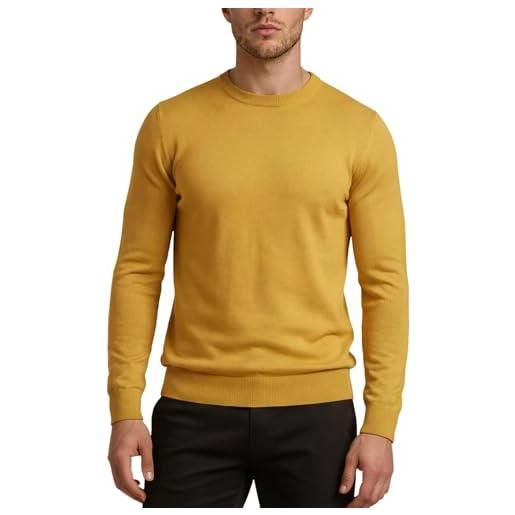 Xact maglione girocollo in cotone al 100% per uomo (dark navy) xl