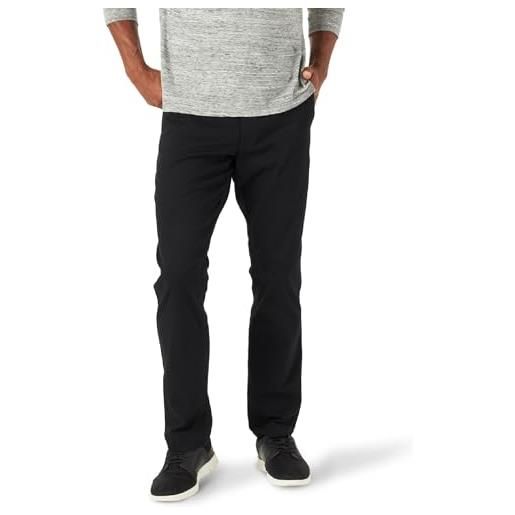 Lee performance series extreme comfort pantaloni rilassati, grigio scuro, 30w x 32l uomo