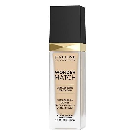 Eveline Cosmetics wonder match luxurious face foundation 11, 30 ml, 11 mandorle