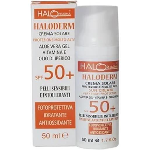 HALO PHARMA haloderm - crema solare viso spf50+ - flacone da 50 ml