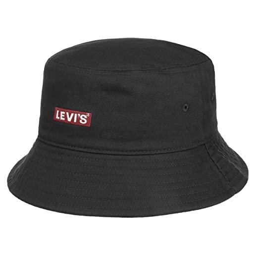 Levi's bucket hat-baby tab logo cappellopello, regular black, m unisex-adulto
