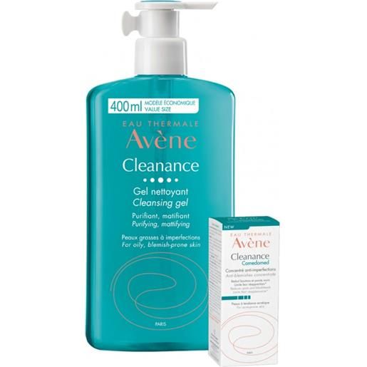Avène kit cleanance gel 400 ml + comedomed concentrato 5 ml