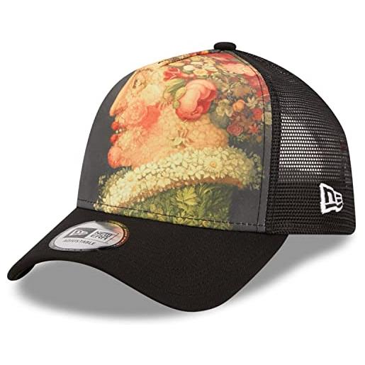 New Era cappellino regolabile per camionista - louvre spring series nero, nero , etichettalia unica