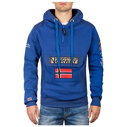 Geographical Norway da uomo maglione gymclass grigio scuro xl
