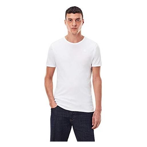 G-STAR RAW men's base heather t-shirt 2 pack, nero (solid black d07203-2757-2019), xl