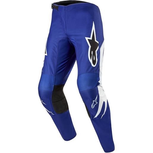 ALPINESTARS - pantaloni ALPINESTARS - pantaloni fluid lucent blue ray / bianco
