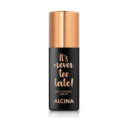 Alcina siero antirughe it`s never too late!(anti-falten serum) 30 ml