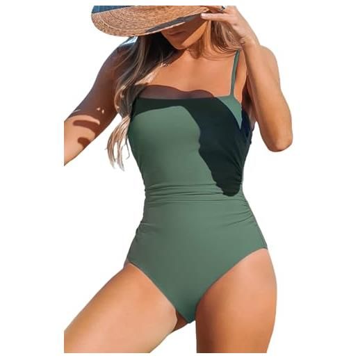 CUPSHE costume da bagno intero da donna, nero , s