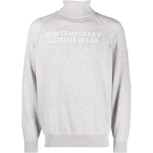 Eleventy maglione contemporary leisurewear - grigio
