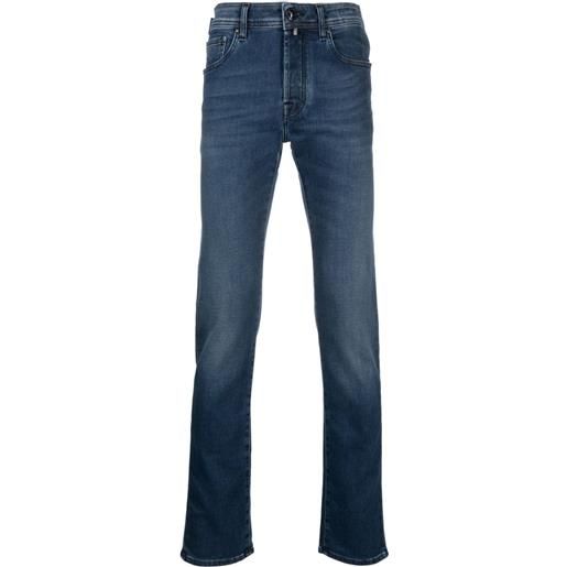 Jacob Cohën jeans slim a vita media - blu